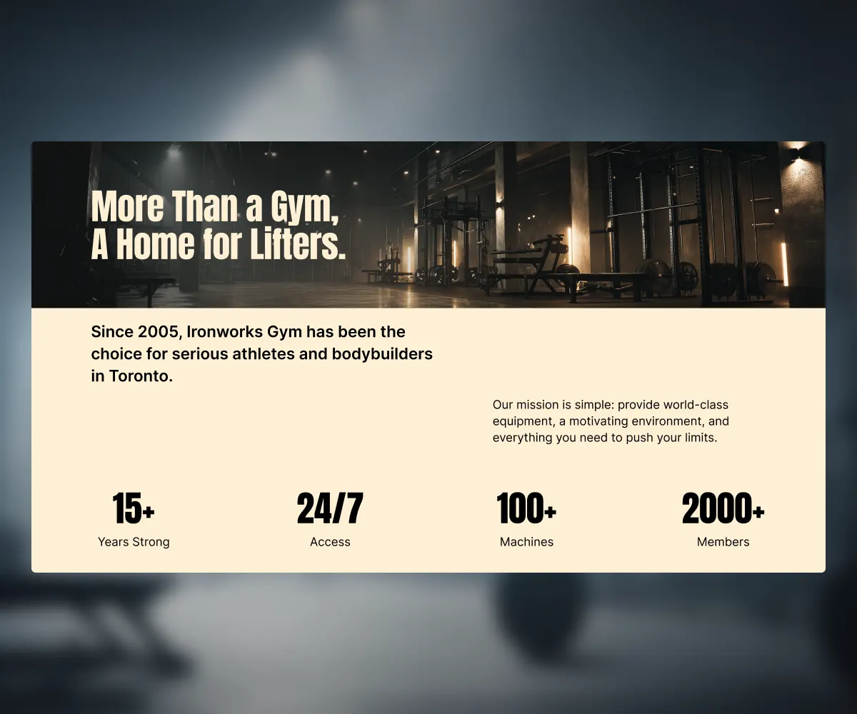 IronWorks homepage redesign frame 2