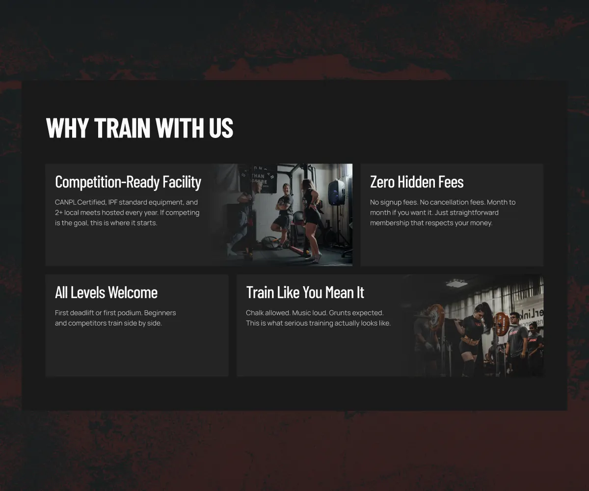 Make Your Mark homepage redesign frame 3