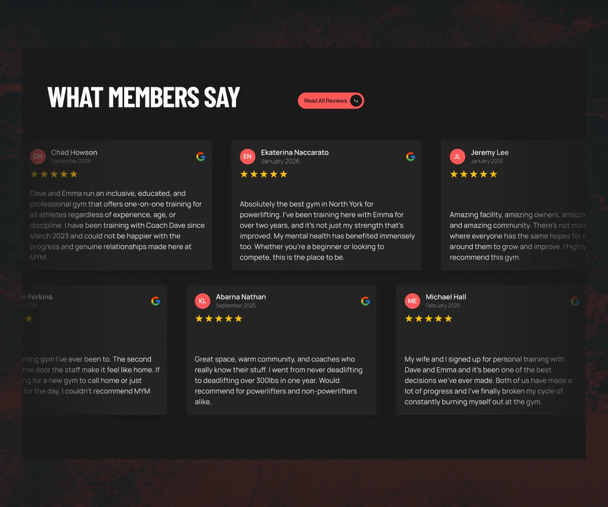 Make Your Mark homepage redesign frame 4