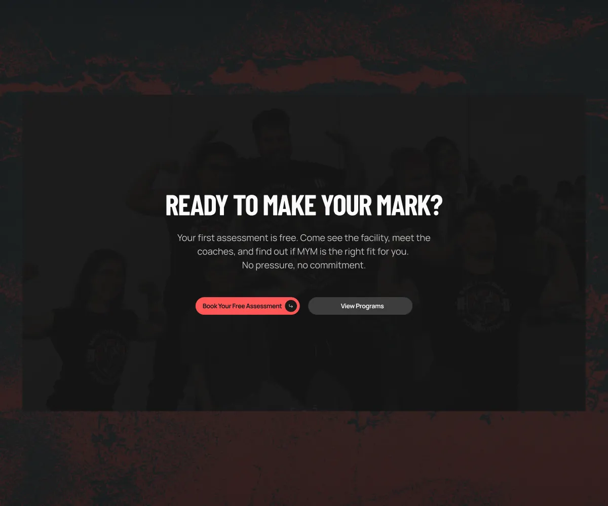 Make Your Mark homepage redesign frame 5